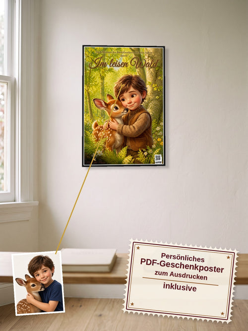 Bambi — Dein persönliches Hörspiel — persönliches PDF-Geschenkposter zum Ausdrucken inklusive