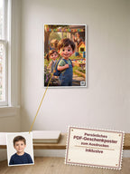 Der neue Kindergarten — Dein personalisierbares Hörspiel — persönliches PDF-Geschenkposter zum Ausdrucken inklusive