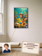 Konrad und die Herzenssteine — Dein personalisierbares Hörspiel — persönliches PDF-Geschenkposter zum Ausdrucken inklusive