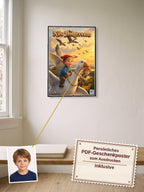 Nils Holgersson — Dein personalisierbares Hörspiel — persönliches PDF-Geschenkposter zum Ausdrucken inklusive