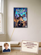 Zauberschule Luminara — Dein personalisierbares Hörspiel — persönliches PDF-Geschenkposter zum Ausdrucken inklusive