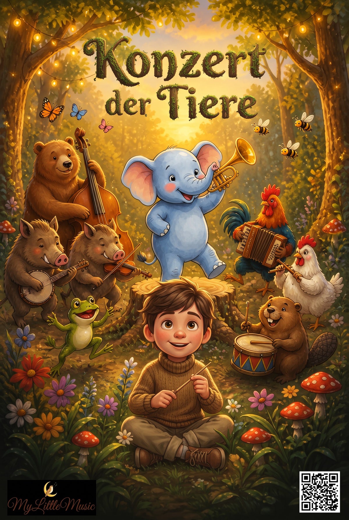 Konzert der Tiere — Dein personalisierbares Hörspiel